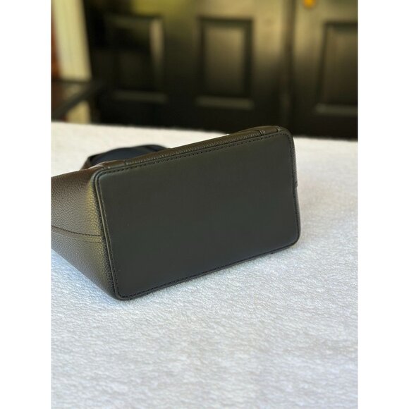 Michael Kors Black Hadleigh Small Double Handle Tote Messenger Bag 38F3G8FT5L - Picture 16 of 16